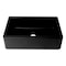 Alfi Brand Black 33 inch Granite Composite Single Bowl Drop In Farm Sink with Accessories AB33FARM-BLA - alternate 3